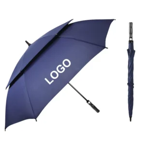 Custom Bespoke Windproof Straight Umbrella RPET Golf Promotional Logo Umbrella for Business Gifts