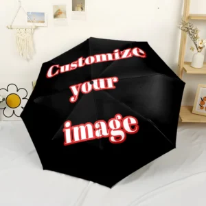 Custom Blank Picture Folding Umbrella with UV Printing, 1-Piece Minimum Order