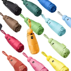 Custom Branded Folding Umbrella Compact Lightweight Windproof Umbrella for Brand Marketing Promotion and Daily Life Use