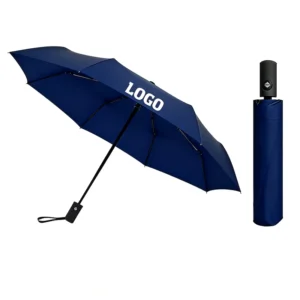 Custom Business Gift Rain Umbrella UV Pattern Manual with Custom Logo