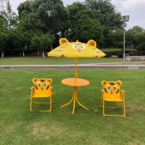 Custom Clip Kids Beach Baby Chair with Umbrella Moon Chair Metal Steel Iron Modern Kids Folding Oxford 15mm 10pcs 420D