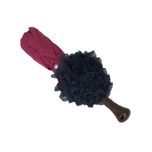 Custom Design Folding Umbrella With Lace for Lady
