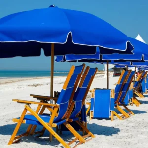 Custom Design Outdoor Beach Umbrella with Logo Print