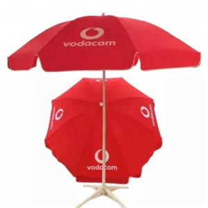 Custom Design Printed Polyester Advertising Large Beach Umbrella