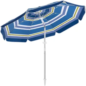 Custom Design Printed Waterproof Portable UV 50+ Outdoor Beach Parasol Umbrella