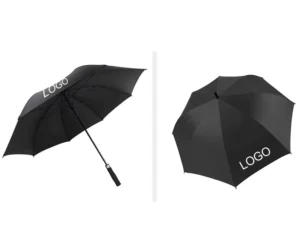 Custom Design Promotional Golf Umbrella Pongee Windproof UV Sun Protection RPET Sublimation Printed Logo Car Gift Parapluie