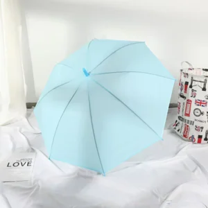 Custom Design Wedding Gifts Automatic Open Straight Outdoor Rain Transparent Clear Umbrella with Logo Printing