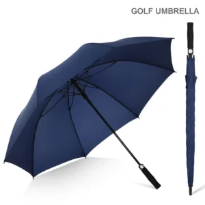 Custom Factory Direct Extra-Large Windproof One-Touch Automatic Golf Umbrella for Golf Course and Business Gifts