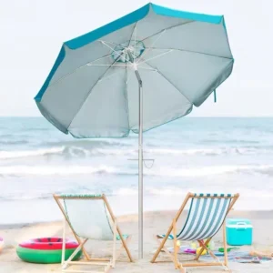 Custom Folding Beach Parasol Garden Picnic Fringe Outdoor Patio Umbrella