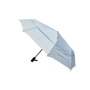 Custom Folding Umbrella, Portable, Automatic Open, Double Canopy, 3-Fold