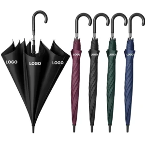 Custom LOGO Promotion Eight Bones Long Handle UV Protection Dual Use Hanging Business Advertising Gift Golf Umbrella