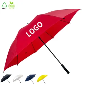 Custom Large Windproof Adults’ Golf Umbrella UV Sunshade Straight Umbrella Advertising Print