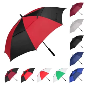 Custom Large Windproof Logo Print Golf Umbrella for Men