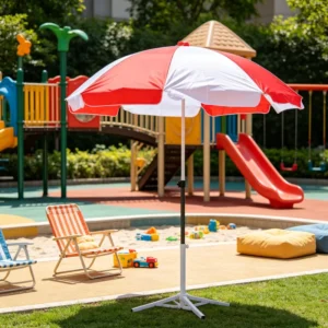 Custom Logo 1m 1.1m 1.2m Promotional Beach Umbrella Bulk Advertising Outdoor Sun Parasol