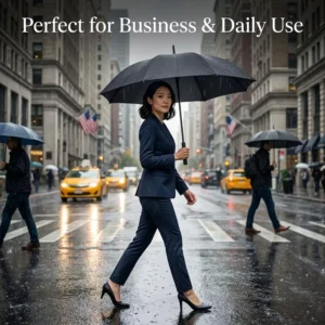 Custom Logo 30 Inch Windproof Golf Umbrella Waterproof Canopy for Business Daily Use Sports Events