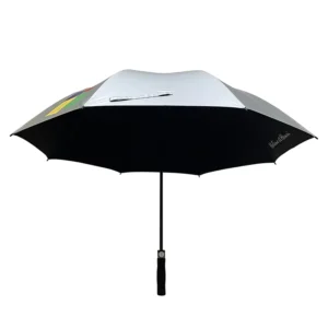 Custom Logo 30-Inch Windproof Golf Umbrella with UV Protection Auto Open EVA Handle Waterproof Personalised Design