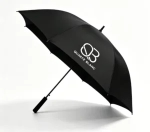 Custom Logo 8K Straight Sublimation Golf Umbrella, Semi-Automatic, 30 Inch, Custom Package