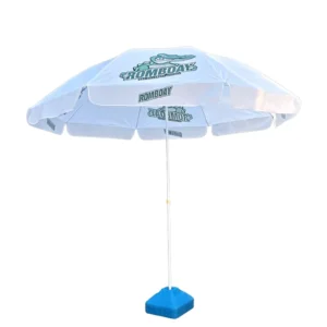 Custom Logo Advertising Beach Umbrella, Large Outdoor Garden Parasol