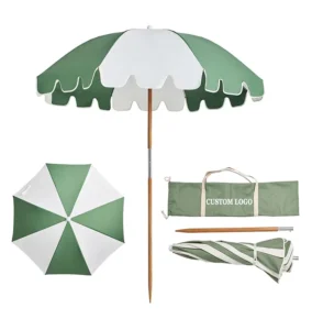 Custom Logo Advertising Outdoor Sun Beach Patio Umbrella Parasol