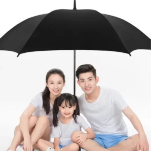 Custom Logo Auto Open Straight Windproof Golf Umbrella for Business Gifts and Corporate Events