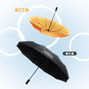 Custom Logo Automatic Umbrella for Kids and Adults Folding Straight Hanging Function for Business Gifts
