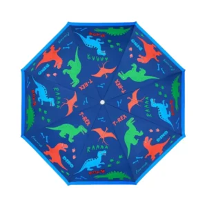 Custom Logo Cartoon Kids Umbrella Safe Anti-Pinch Waterproof Children Umbrella for Kindergarten and School Gifts