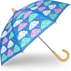 Custom Logo Children Umbrella Cute Cartoon Design Waterproof Lightweight Umbrella for Kids Daily Use and Events