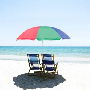 Custom Logo Designed Sombrilla De Playa Patio Outdoor Beach Umbrella