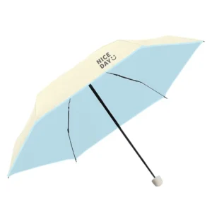 Custom Logo Fold Umbrella Windproof Compact Travel Umbrella Waterproof Rain Sun UV Protection UPF50+ Factory Bulk