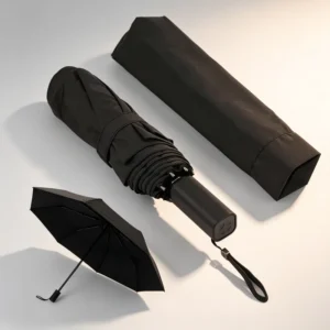 Custom Logo Foldable Full Automatic Portable Rain Windproof Folding Umbrella