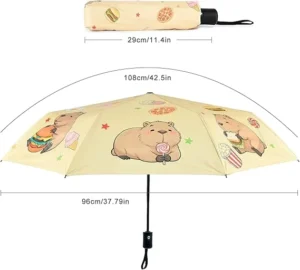 Custom Logo Modern 8-Rib 3-Fold Fully Automatic Windproof UV-Resistant Vented Canopy Umbrella Factory