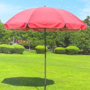 Custom Logo Outdoor Patio Windbreak Sunshade Blue Large Size Advertising Umbrella