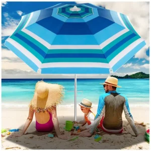 Custom Logo Outdoor Sun Beach Patio Umbrella Parasol
