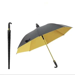 Custom Logo Oversized Windproof Men’s Business Double Canopy Straight Umbrella with Waterproof Sleeve