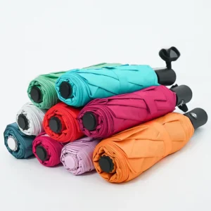 Custom Logo Print 3 Folding Lightweight Umbrella