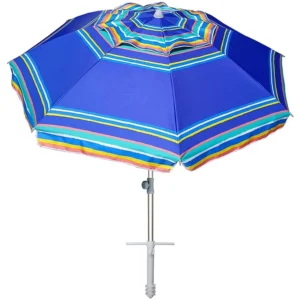 Custom Logo Printed Beach Parasols Outdoor Beach Umbrellas