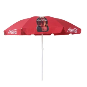 Custom Logo Printed Outdoor Beach Umbrella UV Protection