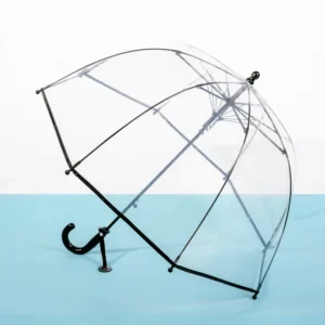 Custom Logo Printing Clear Transparent Umbrella for School Kids