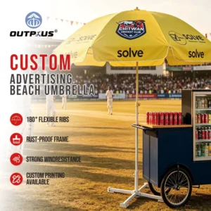 Custom Logo Promotional Giant Advertising Umbrella Parasol