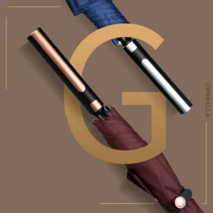 Custom Logo Straight Umbrella Heavy Duty Outdoor Golf Sunshade Windproof Rainy Stick Umbrella Big