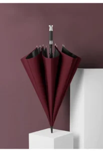 Custom Logo Straight Umbrella for Exhibition Business Promotion