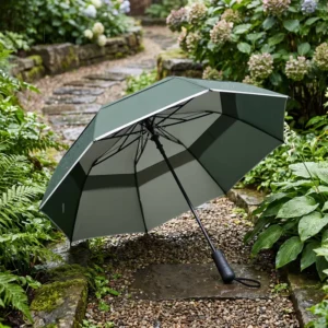 Custom Logo Tri-Fold Multicolor Outdoor Rain Umbrella