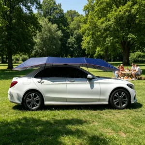 Custom Logo Waterproof Car Side Umbrella Awning for Roadside Parking