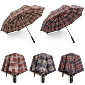 Custom Logo Windproof 30 Inch 130 cm Sunshade Straight Umbrella