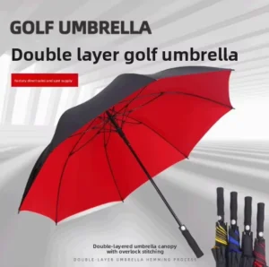 Custom Logo Windproof UV Protection Auto Open All Weather Golf Umbrella for Corporate Gifts