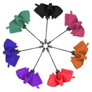Custom Logo Windproof UV Protection Portable Travel Umbrella