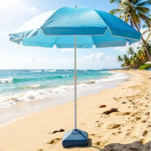 Custom Logo and Size Large Windproof Outdoor Garden Beach Umbrella