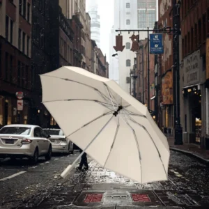 Custom-Made Automatic Large Umbrella, 70% Reverse Folding, Business Advertising