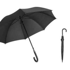 Custom Made Classic Golf Umbrella 190T Nylon Fabric Straight Pole Customizable Business Gift Umbrella