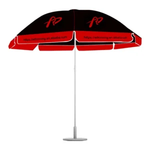 Custom-Made Factory Large Outdoor Beach Umbrella, Waterproof All-Season Easy-Up Sunshade Umbrella